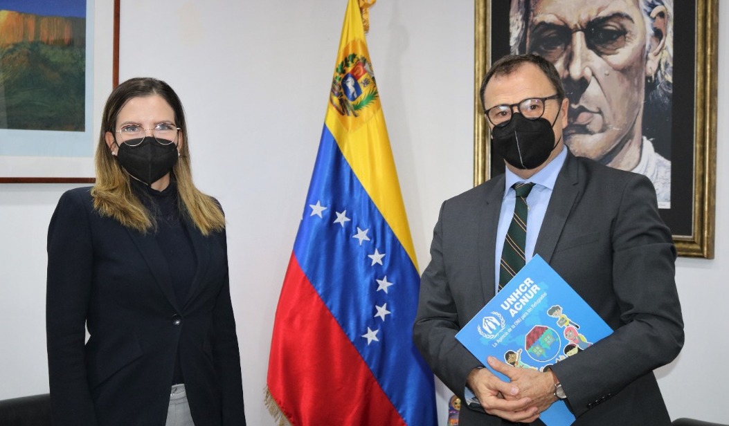 Viceministra Rodríguez sostiene reunión con representante adjunto de Acnur a fin de retomar trabajo mancomunado