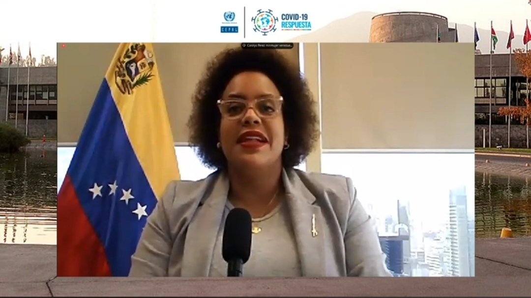 Ministra Carolys Pérez expone en la Cepal avances del Gobierno venezolano para reivindicar derechos de la mujer