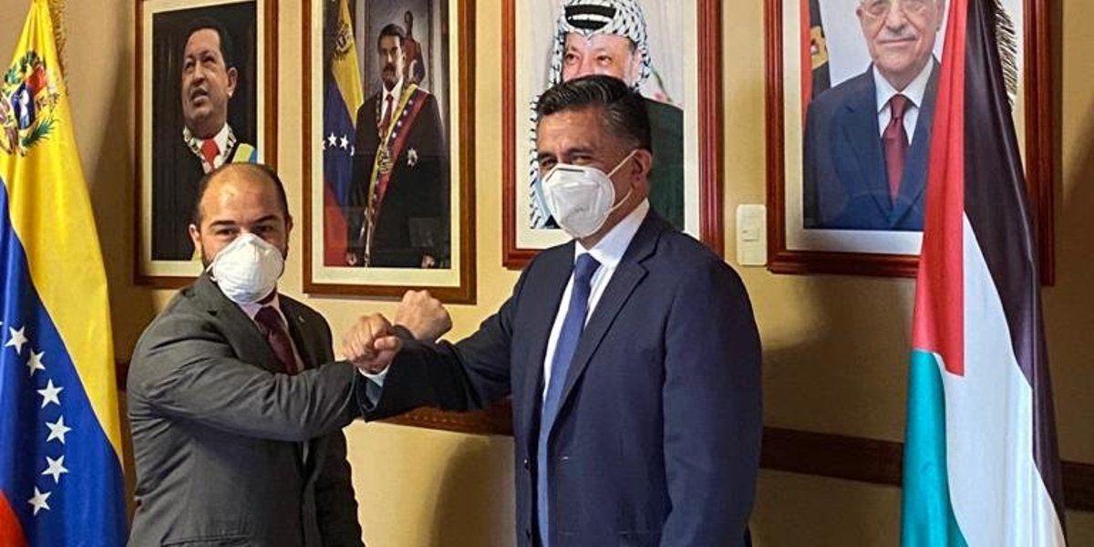 Secretario del ALBA-TCP se reúne con embajadores de Palestina y China acreditados en Venezuela