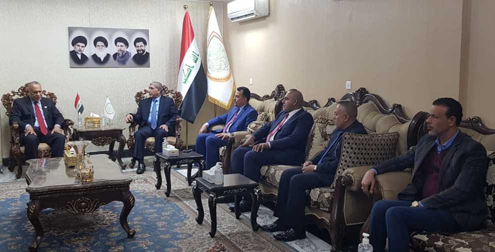 Embajador de Venezuela en Bagdad es recibido por el jefe del Cuerpo Político del Movimiento Sadrista