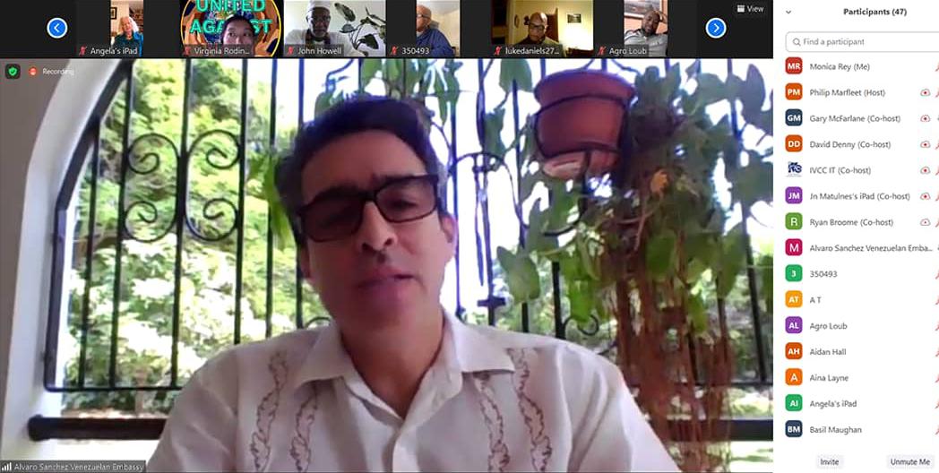 Exponen sobre El Caracazo y verdad de Venezuela durante videoconferencia de solidaridad con Haití