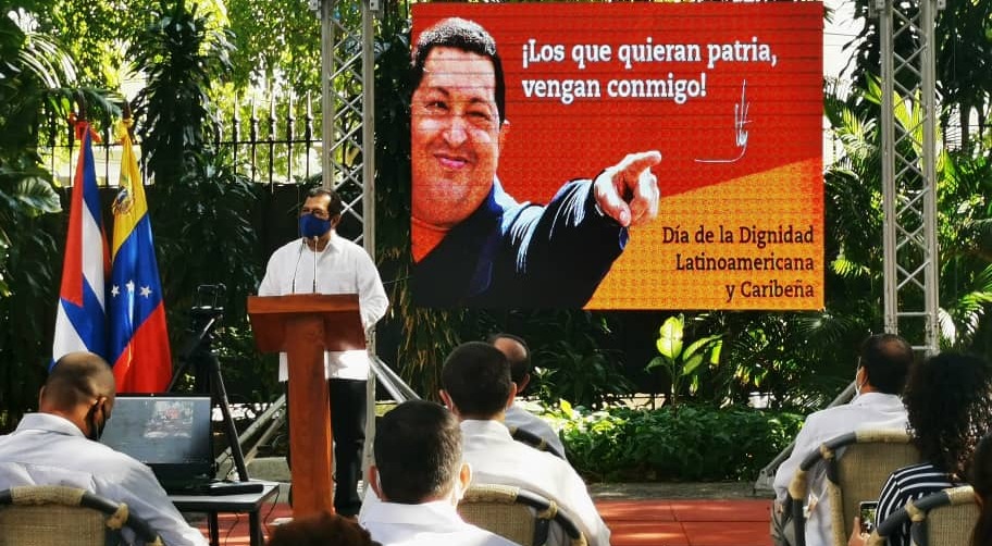 Embajador Adán Chávez: El mejor homenaje a Chávez y a Fidel es seguir fieles a su lucha