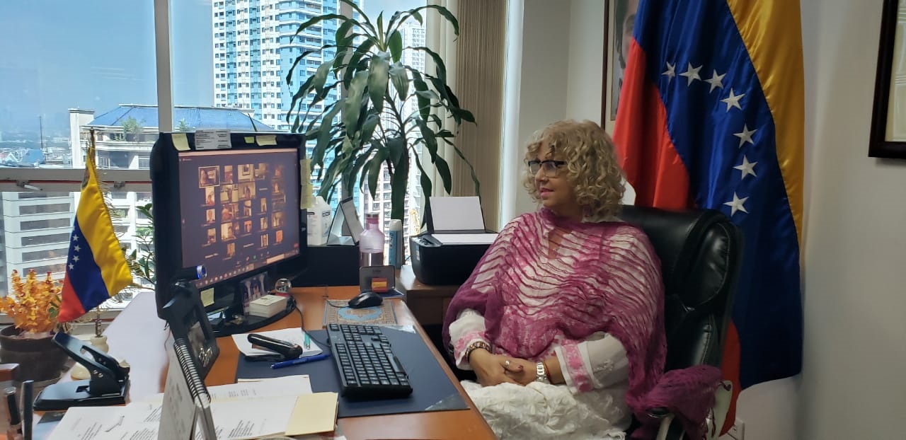 Embajadora venezolana participa en reunión del Cuerpo Consular en Filipinas como decana del Grupo Grulac