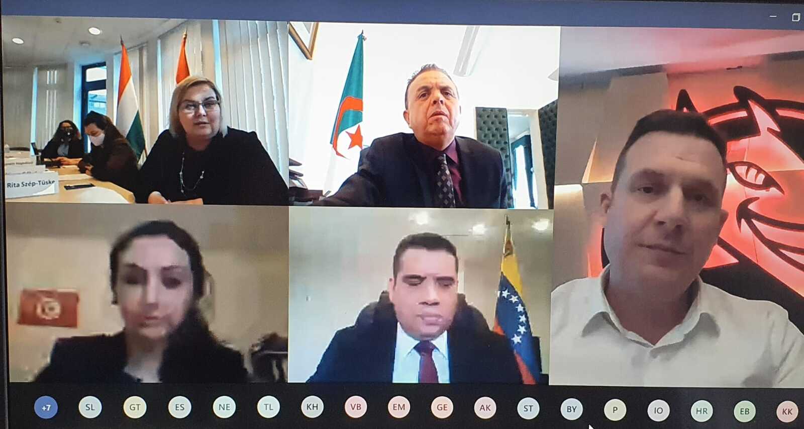 Misión diplomática venezolana participa en videoconferencia ‘Presentando lo más fino de Hungría’