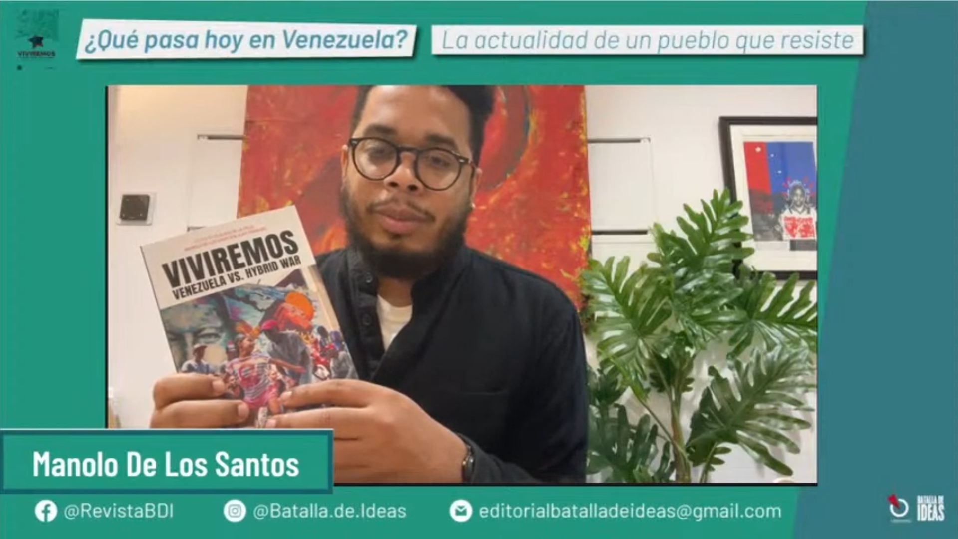 Exponen trasfondo de medidas coercitivas en conversatorio sobre el libro “Viviremos: Venezuela contra la Guerra Híbrida»