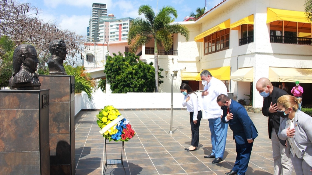 Conmemoran en Santo Domingo 211° aniversario del inicio del proceso independentista en Venezuela