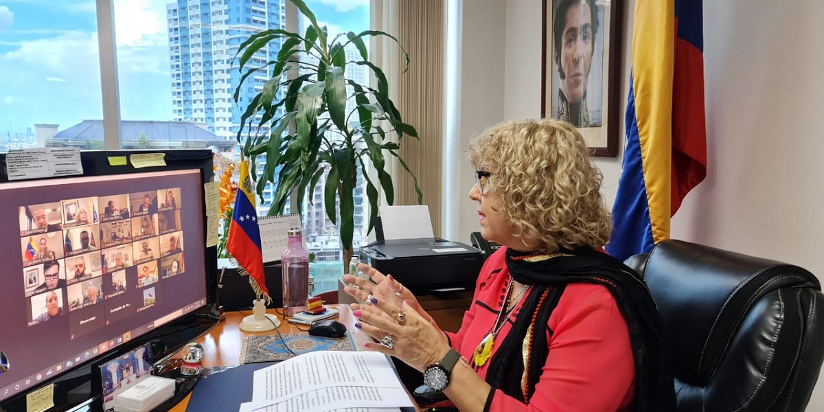 Viceministra Capaya Rodríguez se reúne con Jefes de Misión de Venezuela en Asia, Medio Oriente y Oceanía