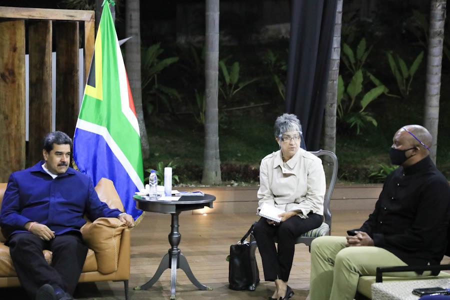 Presidente Nicolás Maduro sostiene encuentro con Diputado por el Congreso Nacional Africano