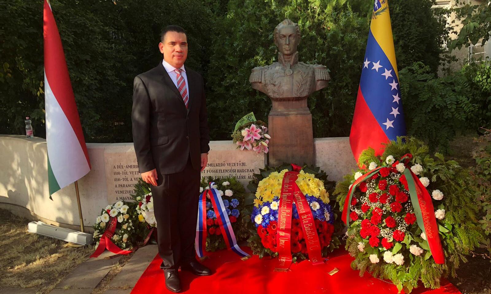 Embajada de Venezuela en Hungría conmemora Bicentenario de la Batalla de Carabobo