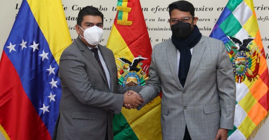 Viceministro Rander Peña se reúne en Bolivia con el secretario permanente del SELA Walter Clarems Endara