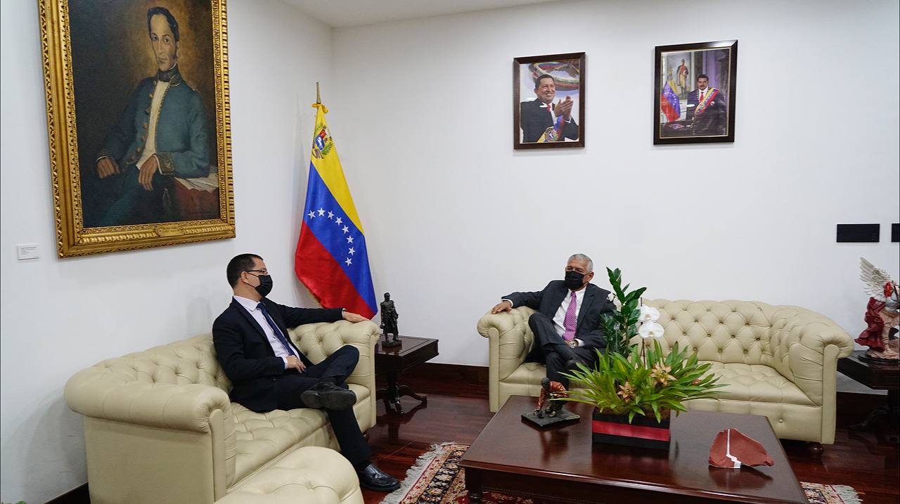Ministro Arreaza y Presidente del Ceela sostienen encuentro sobre observación internacional en elecciones del 21N