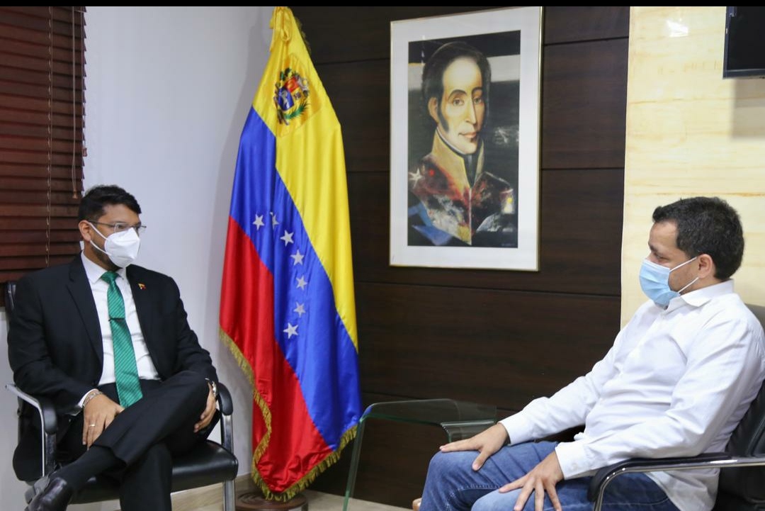 Viceministro para América Latina se reúne con el presidente del Bancoex