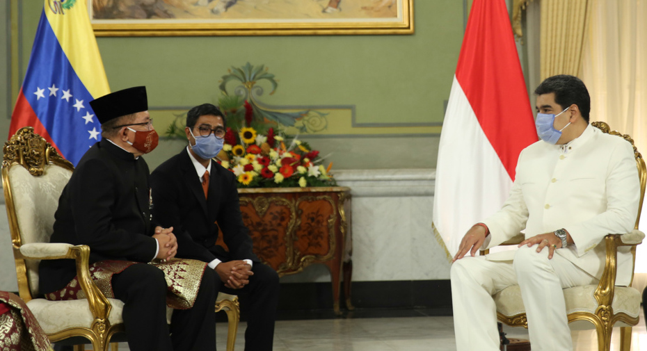 Embajador de Indonesia consigna cartas credenciales al presidente Nicolás Maduro