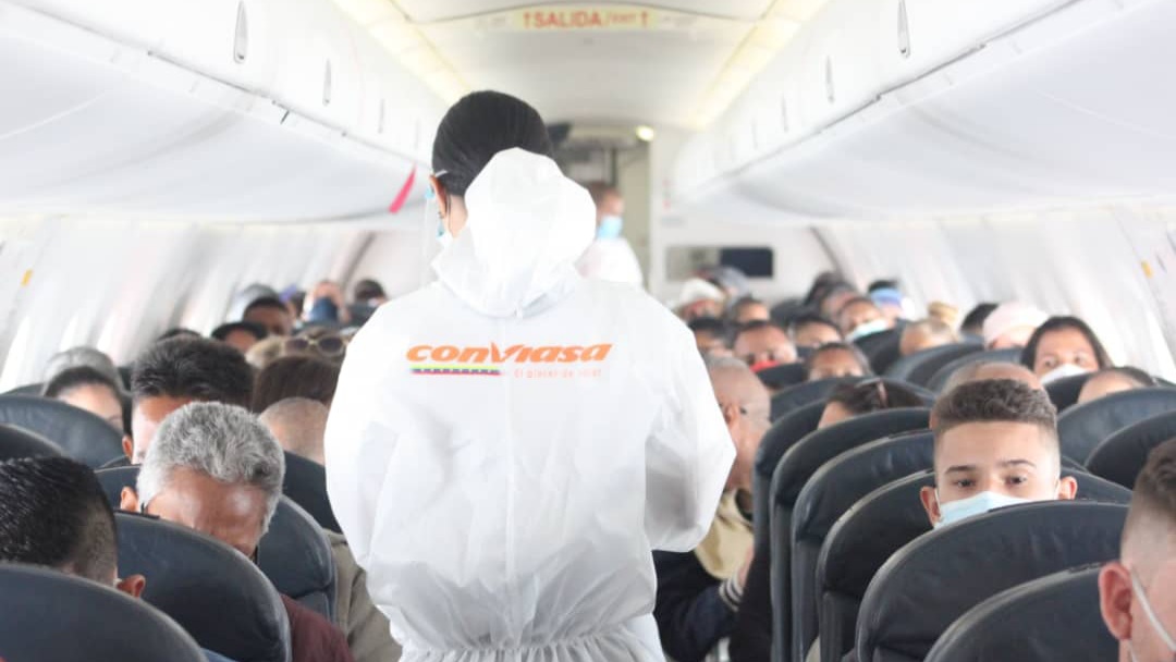 Llegan a Venezuela 185 connacionales en jornada especial del Plan Vuelta a la Patria desde Guayaquil