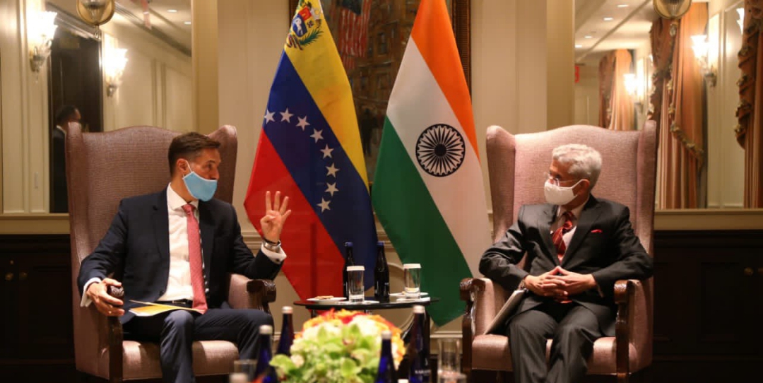 Cancilleres de Venezuela e India ratifican intención de fortalecer relaciones bilaterales y multilaterales