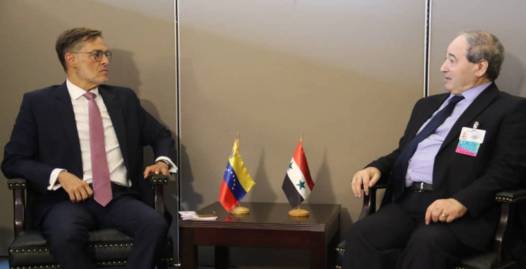 Cancilleres de Venezuela y Siria afianzan compromiso con el Grupo de Amigos en Defensa de la Carta de la ONU