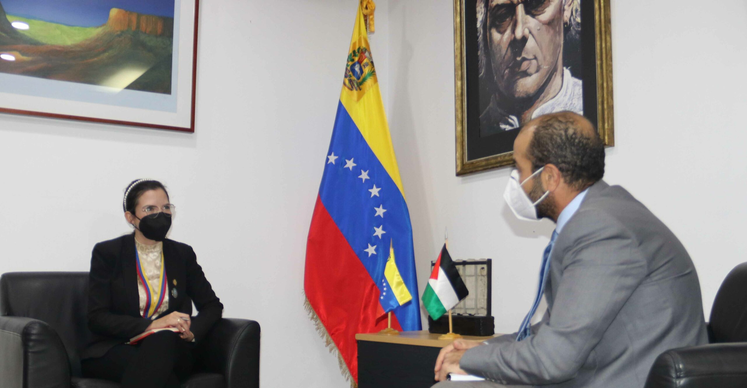 Palestina y Venezuela estrechan lazos de hermandad y cooperación en el ámbito multilateral