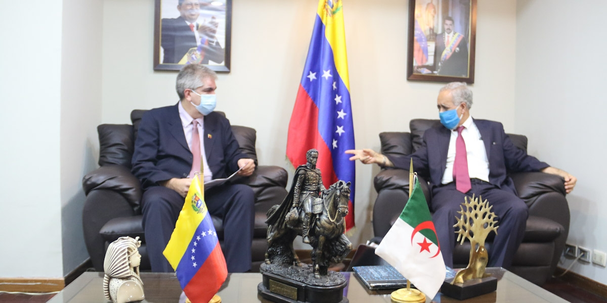 Venezuela y Argelia revisan agenda de cooperación nacional e internacional