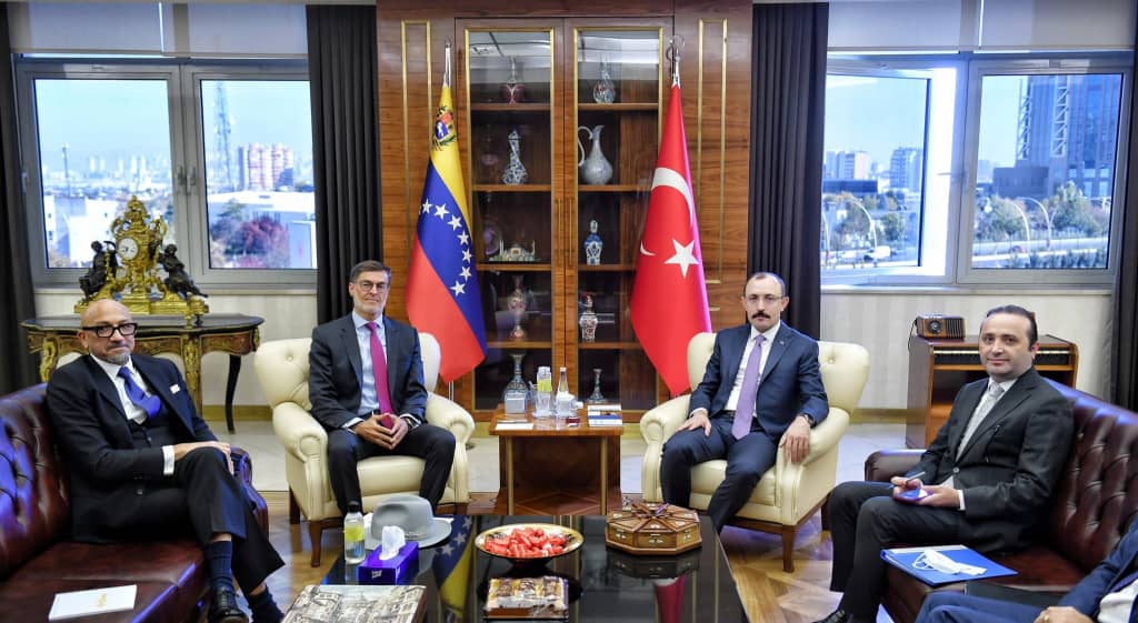 Venezuela y Turquía contemplan ampliación de la balanza comercial