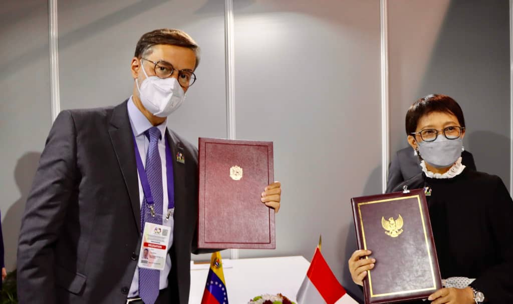 Venezuela e Indonesia suscriben memorándum de entendimiento en Belgrado