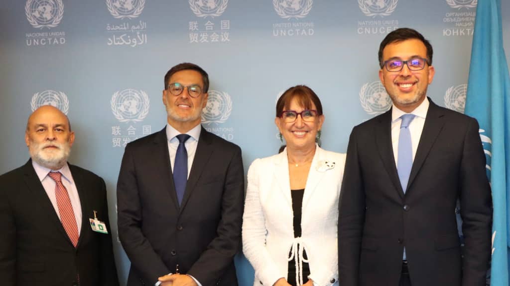 Foreign Minister Plasencia meets with the Secretary General of the Unctad to strengthen cooperation