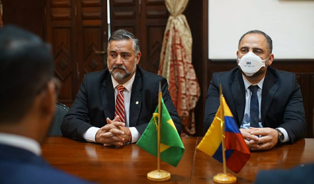 Viceministro Rander Peña se reúne con Diputado Federal por el Partido de los Trabajadores de Brasil