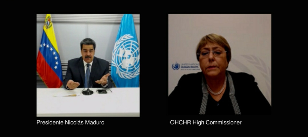Presidente Nicolás Maduro sostiene reunión con la Alta Comisionada para los DDHH de la ONU