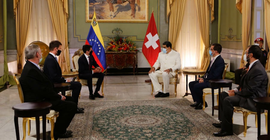 Embajador de Suiza entrega cartas credenciales al presidente Nicolás Maduro