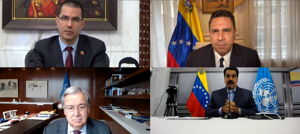 Presidente Nicolás Maduro sostiene encuentro oficial con el secretario general de la ONU António Guterres