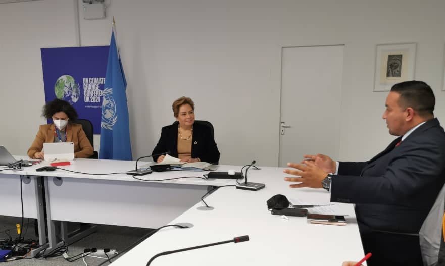 Ministro Lorca entrega en COP 26 Actualización de la Contribución Nacionalmente Determinada contra cambio climático