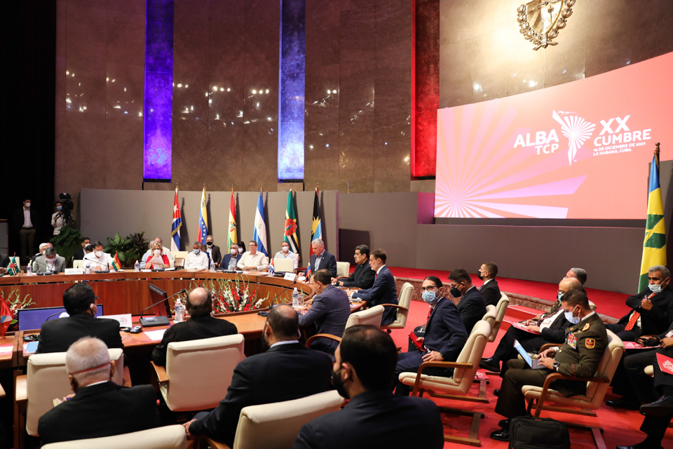 Venezuela participates in the XX Summit of Heads of State and Government of ALBA-TCP