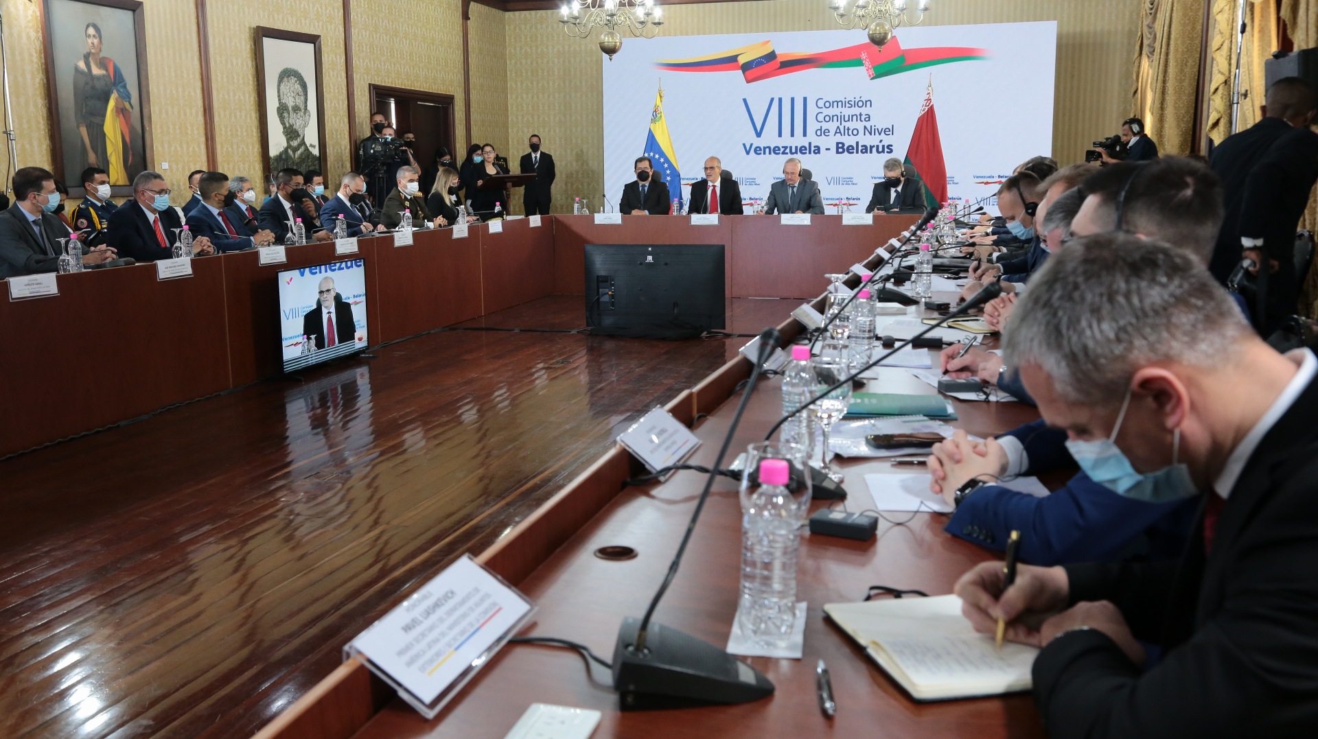 Venezuela y Belarús instalan en Caracas VIII Comisión Conjunta de Alto Nivel