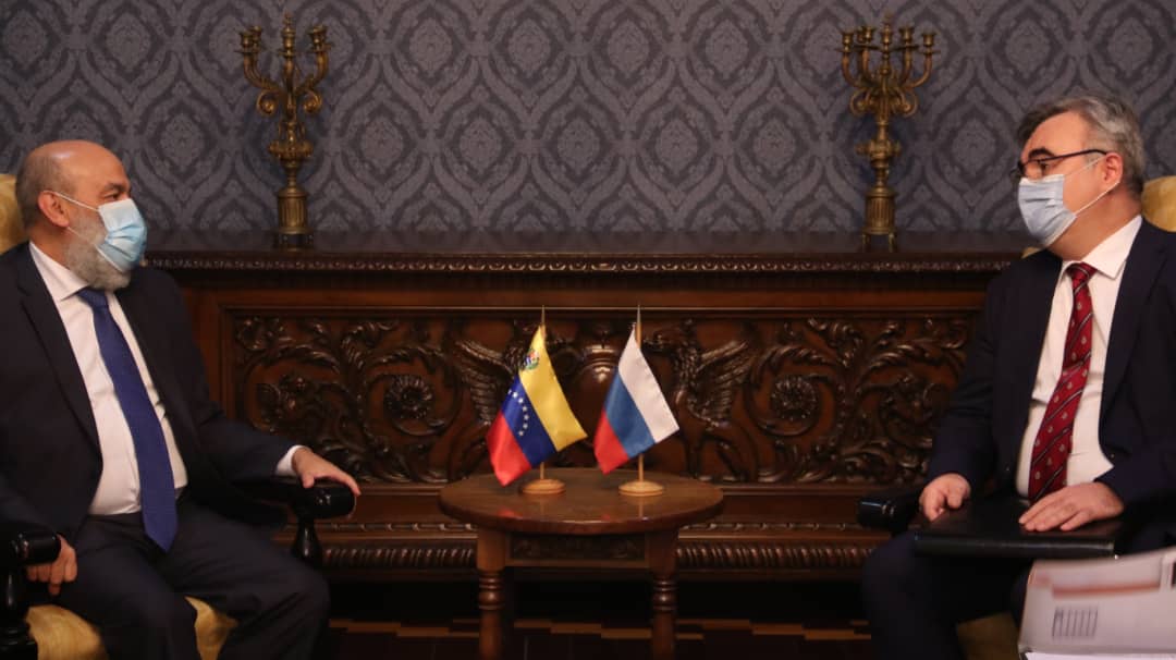 Venezuela y Rusia revisan agenda de cooperación multilateral desarrollada en 2021