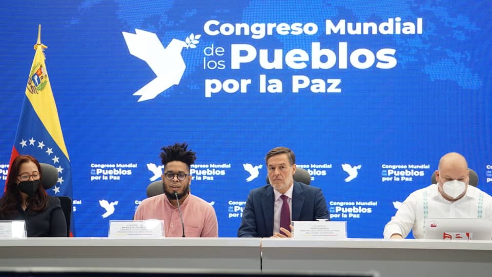 Instalan en Caracas Congreso Mundial de los Pueblos por la Paz