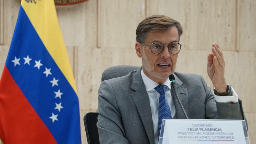 Canciller Plasencia reitera a la UE que la mejor manera de contribuir con Venezuela es levantar las MCU