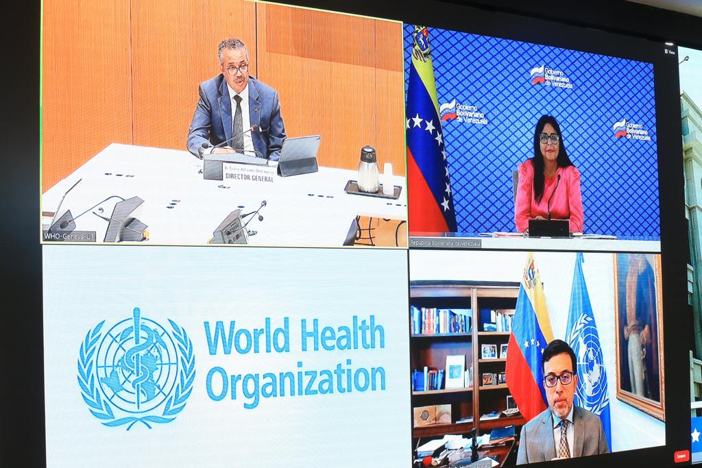 Venezuela presents to WHO actions to protect people against COVID-19