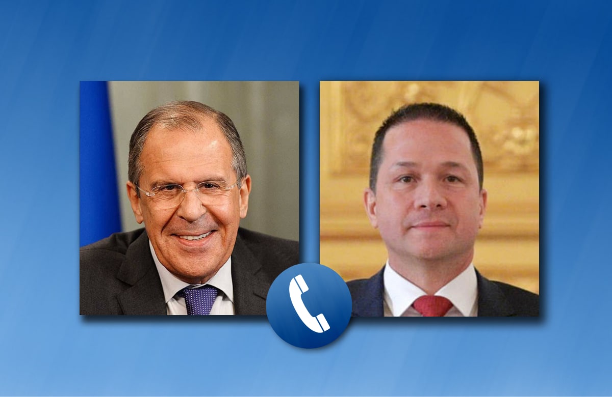 Canciller Carlos Faría sostiene encuentro telefónico con su homólogo ruso Serguéi Lavrov