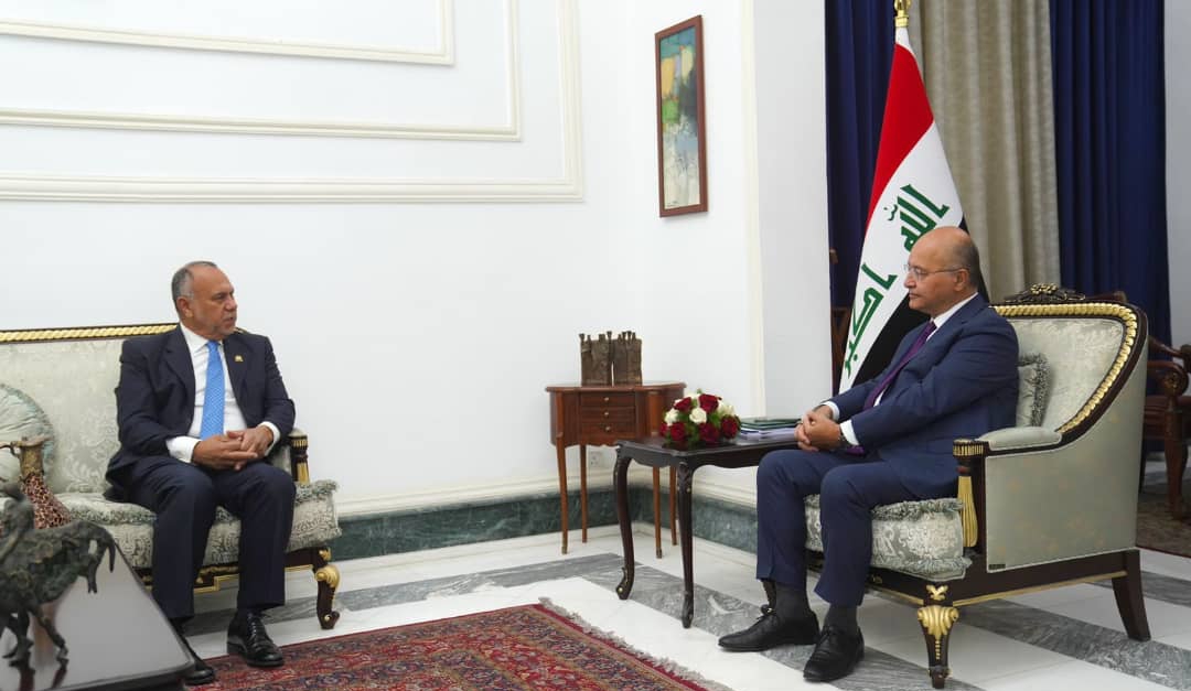 Presidente de Irak recibe en Bagdad al embajador de Venezuela para fortalecer lazos de amistad
