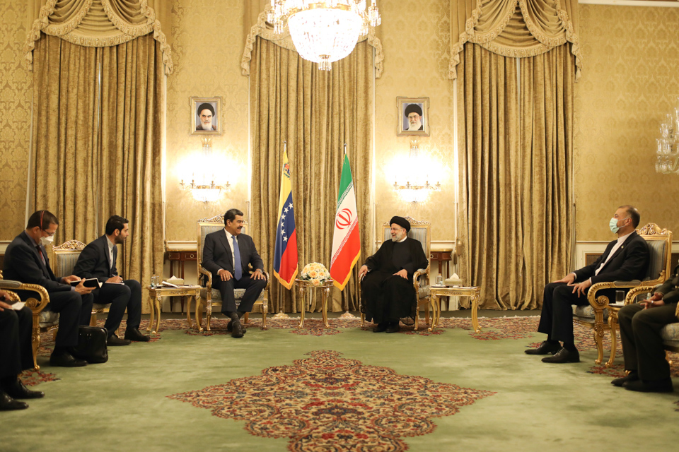 Presidente Nicolás Maduro se reúne con su par iraní Seyed Ebrahim Raisi