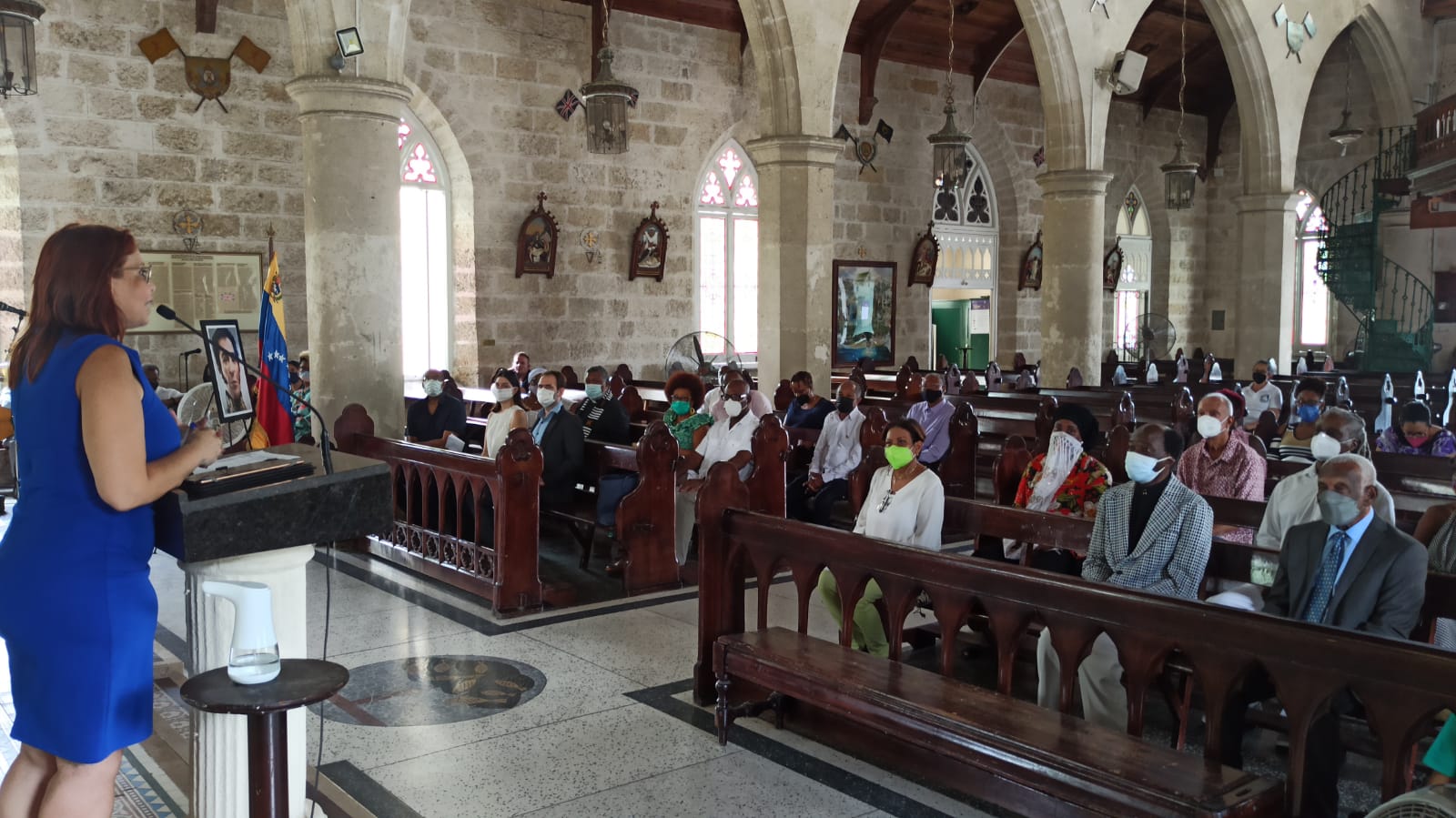 Con servicio religioso conmemoran en Barbados 201° aniversario de la Batalla de Carabobo