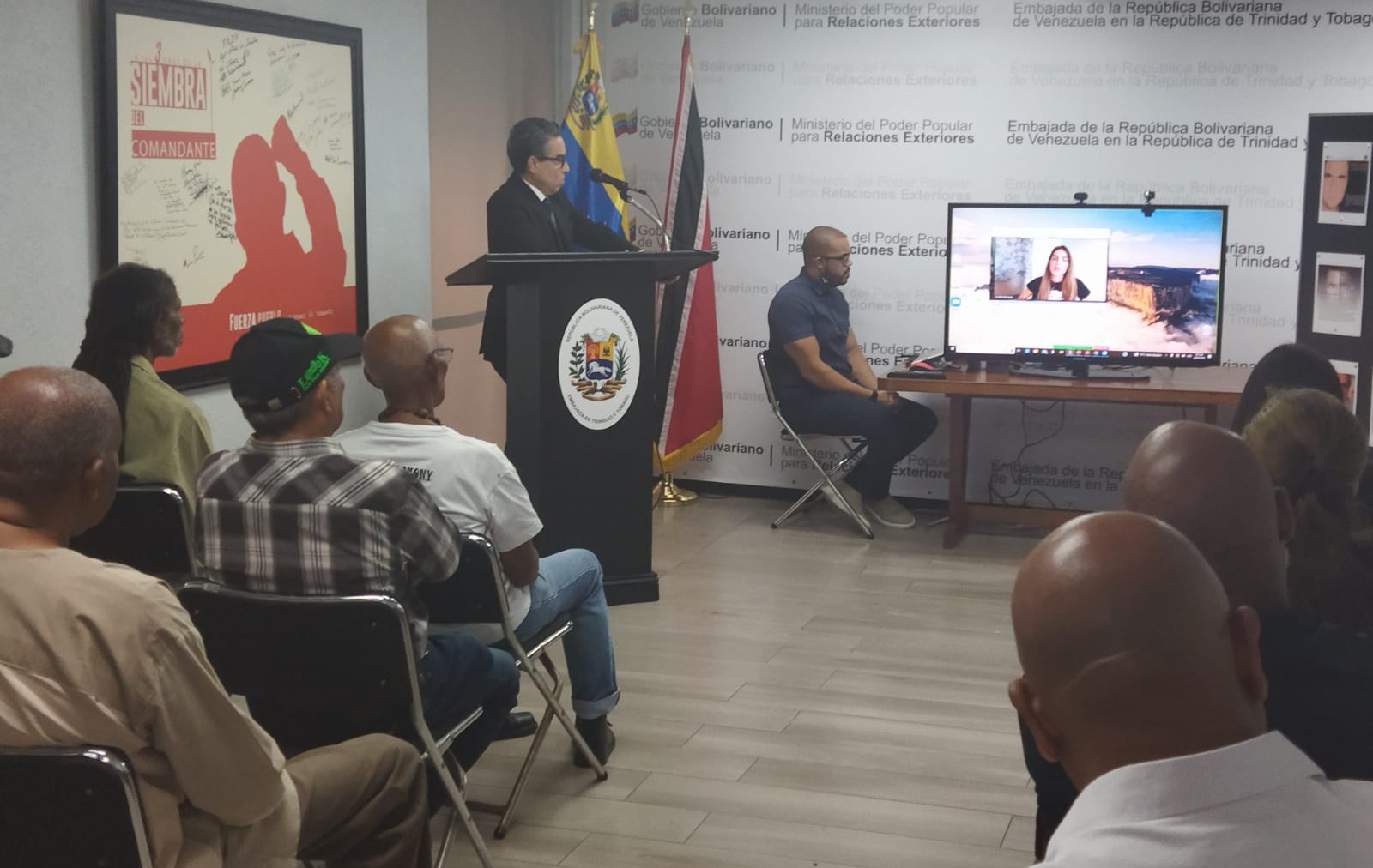 Líderes sociales de Trinidad y Tobago manifiestan su apoyo al diplomático venezolano Alex Saab