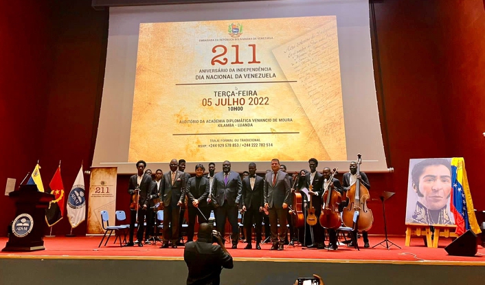 Celebran en Angola el 211° aniversario de la Independencia de Venezuela