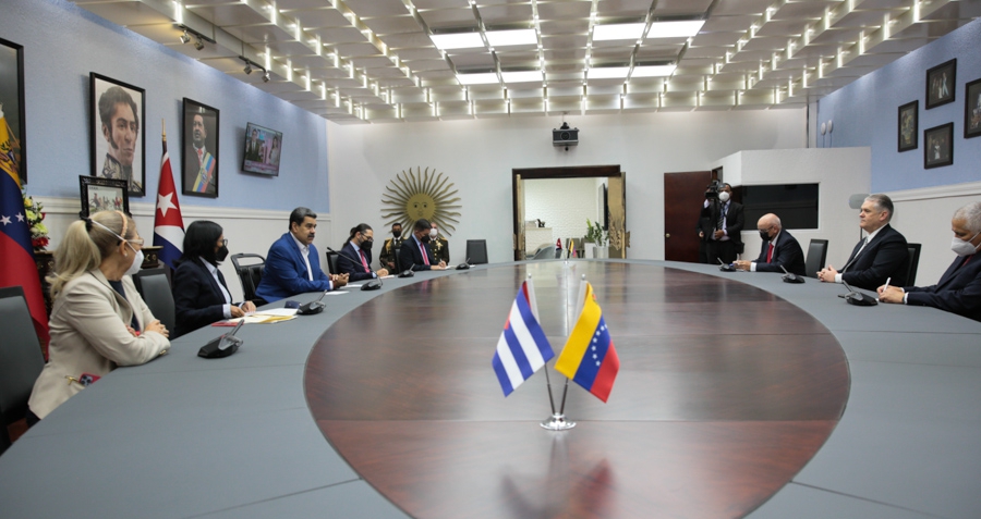 Presidente Maduro se reúne con Viceprimer Ministro de Cuba