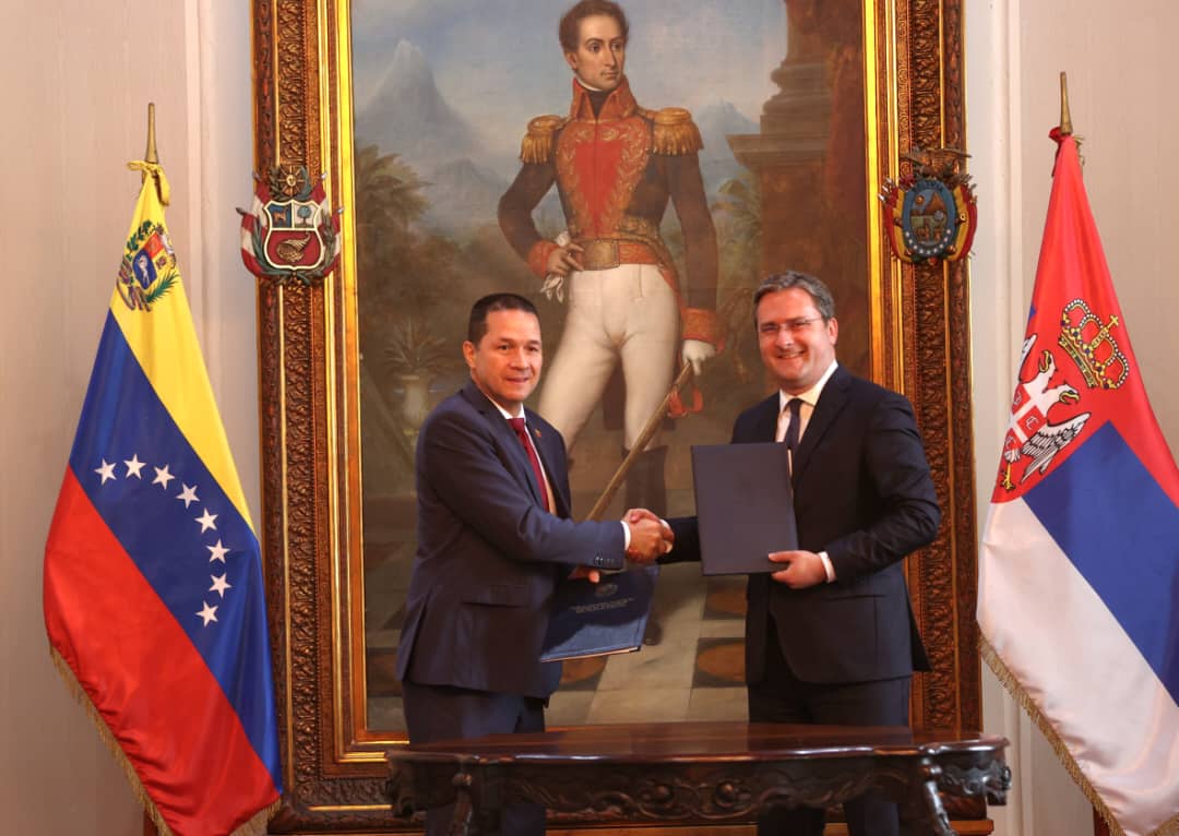 Venezuela y Serbia suscriben acuerdos de cooperación en materia de turismo, deporte y cultura