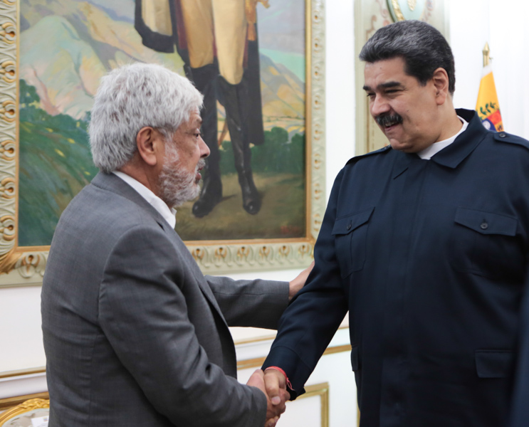Presidente Maduro recibe al Ministro de Comercio, Industria y Turismo de Colombia