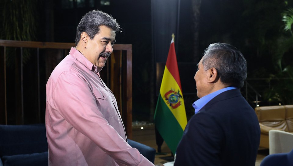 Presidente Maduro sostiene encuentro con Canciller de Bolivia