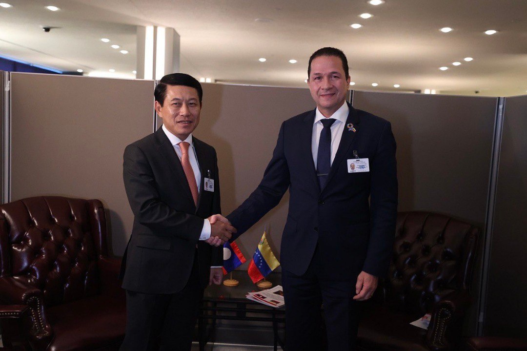 Venezuela y Laos refuerzan vínculos en periodo de sesiones de la Asamblea General de la ONU