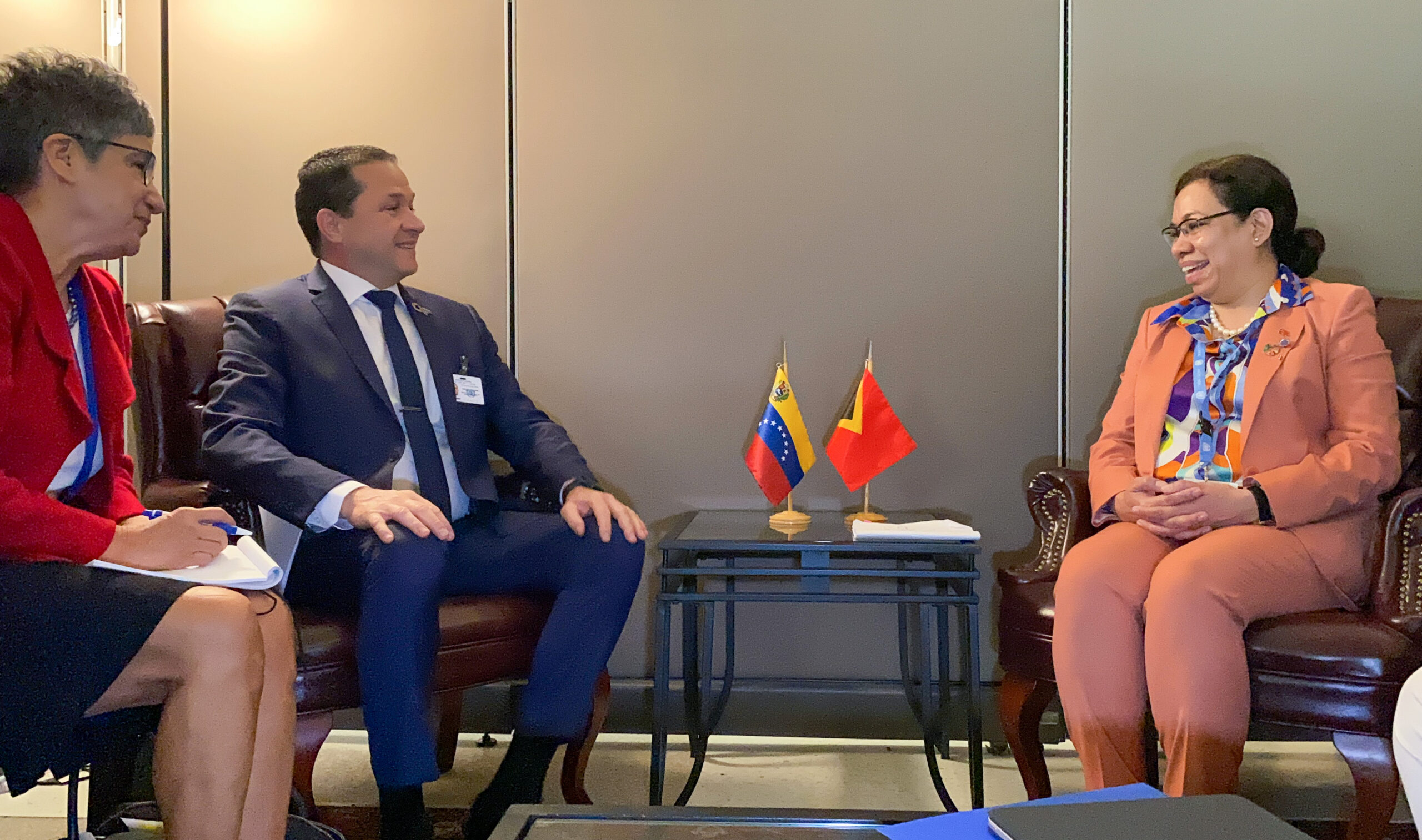 Venezuela y Timor Oriental sostienen encuentro bilateral en el marco del 77° período de sesiones de la ONU