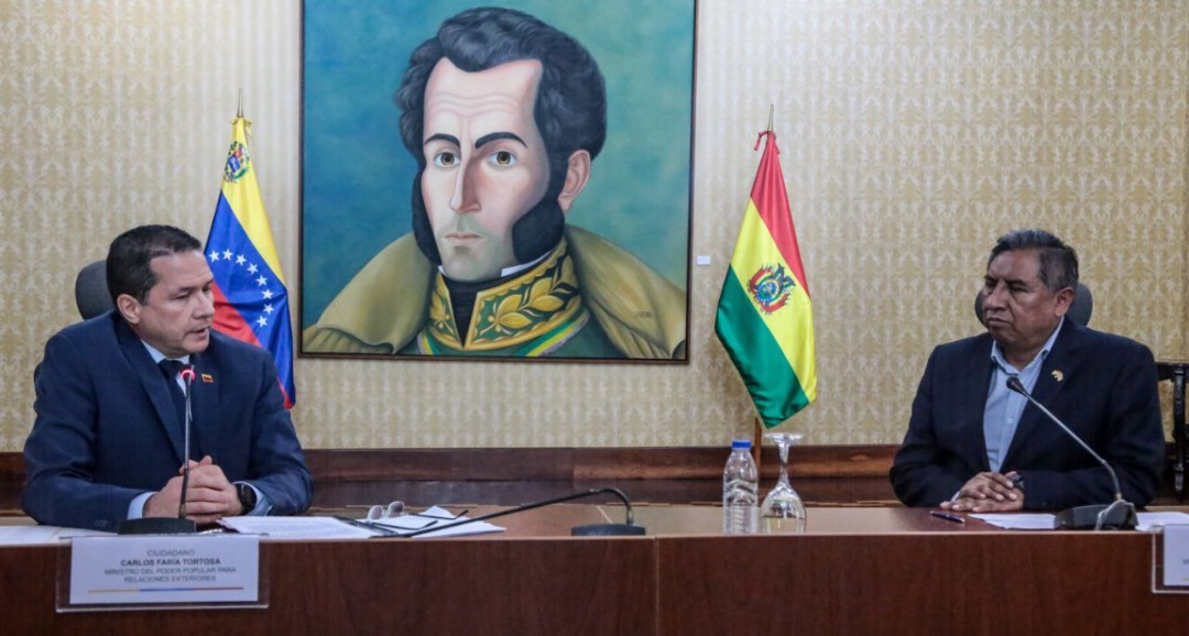 Venezuela y Bolivia estrechan lazos de concertación política