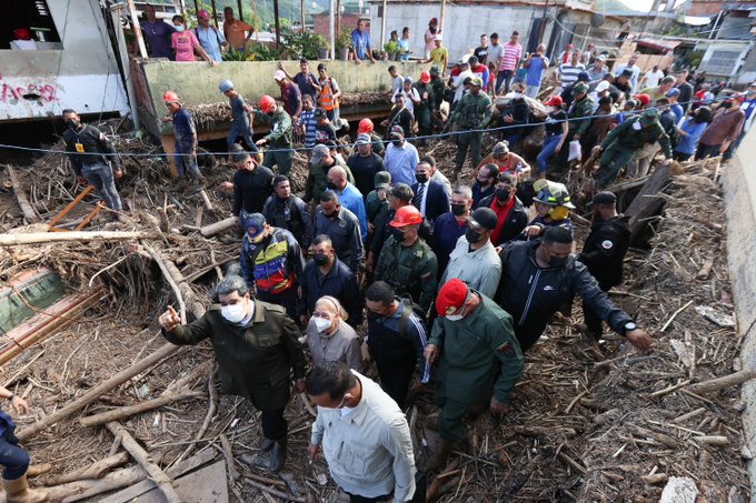 Presidente Maduro agradece solidaridad del mundo ante tragedia de Las Tejerías